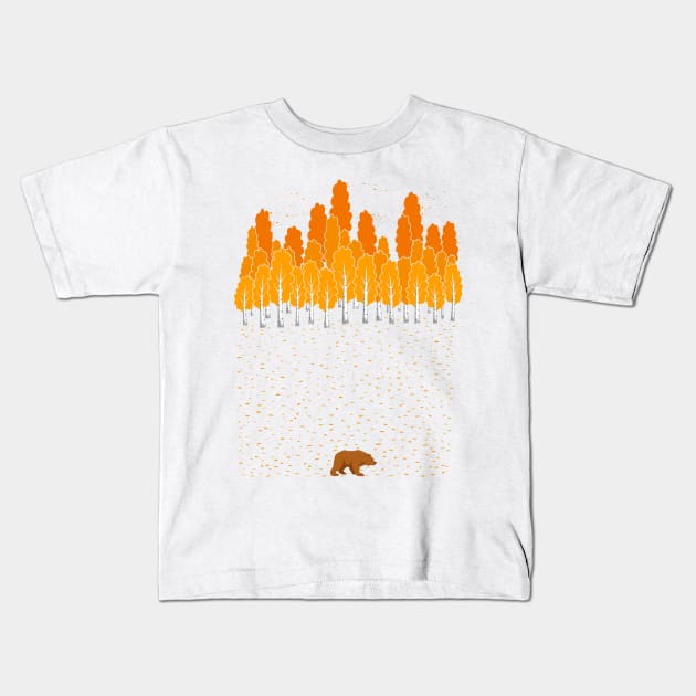Birch and Bear Kids T-Shirt by NikKor